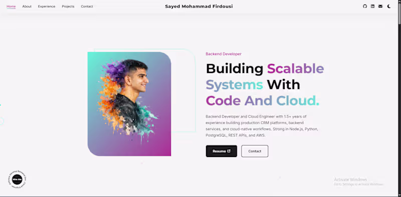 Cover image for Backend API & Cloud Engineering
