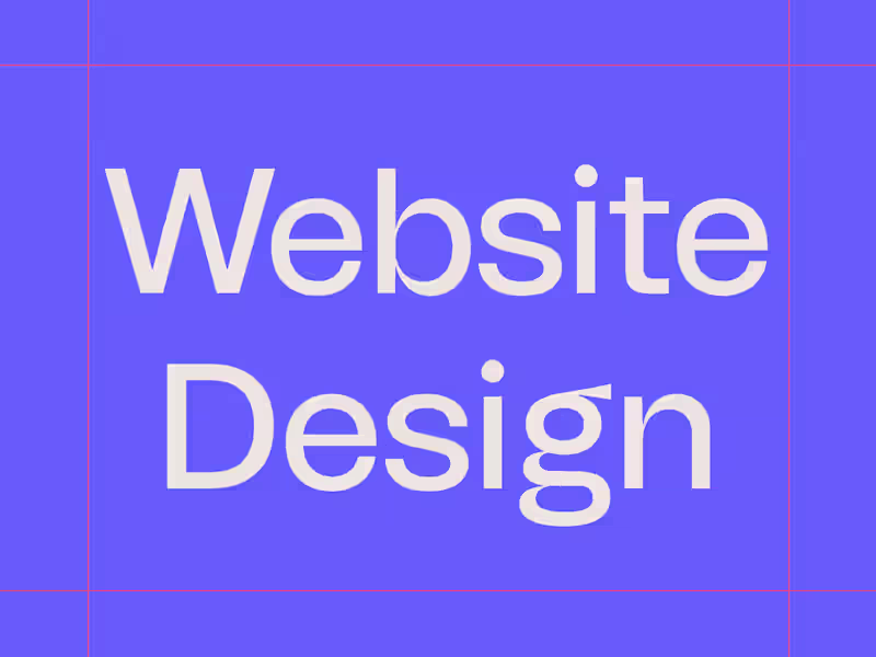 Cover image for Website Design