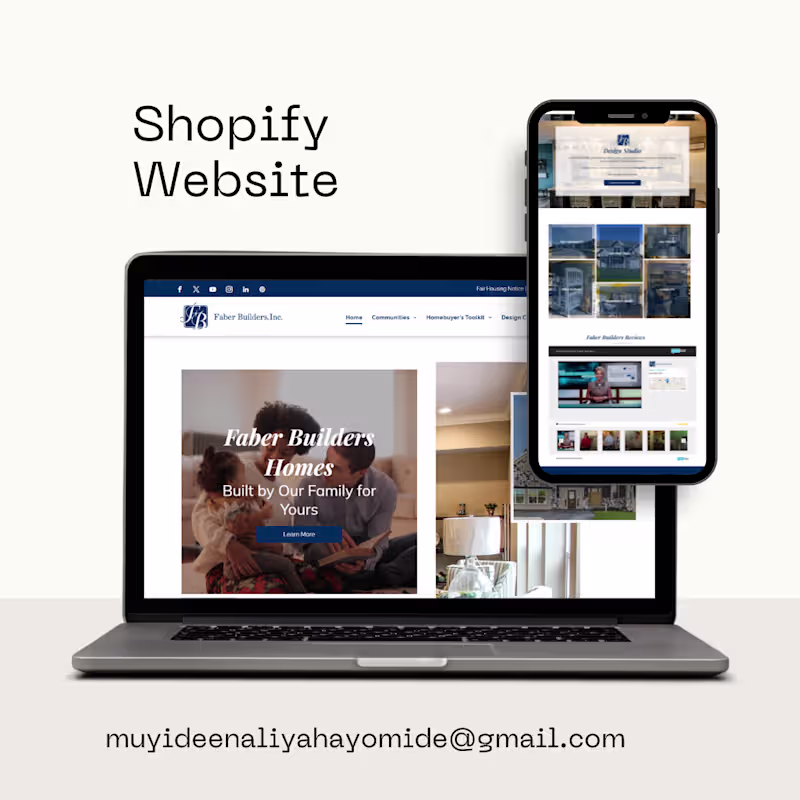 Cover image for Modern Real Estate & Home Builder Website Design