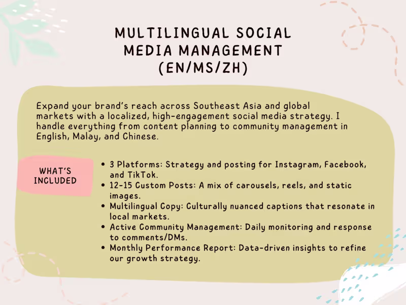Cover image for Social media & Community Management