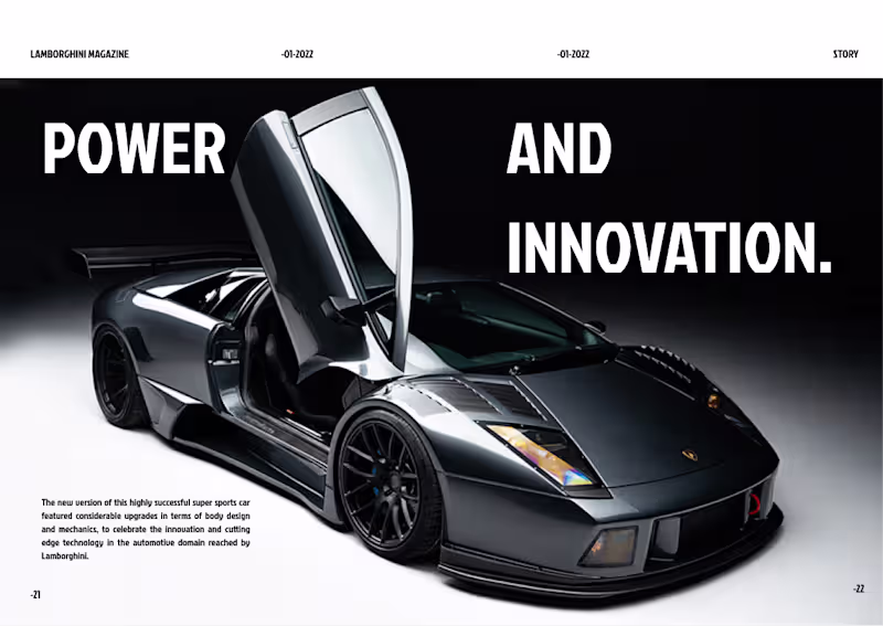Cover image for Web Design for Lamborghini 