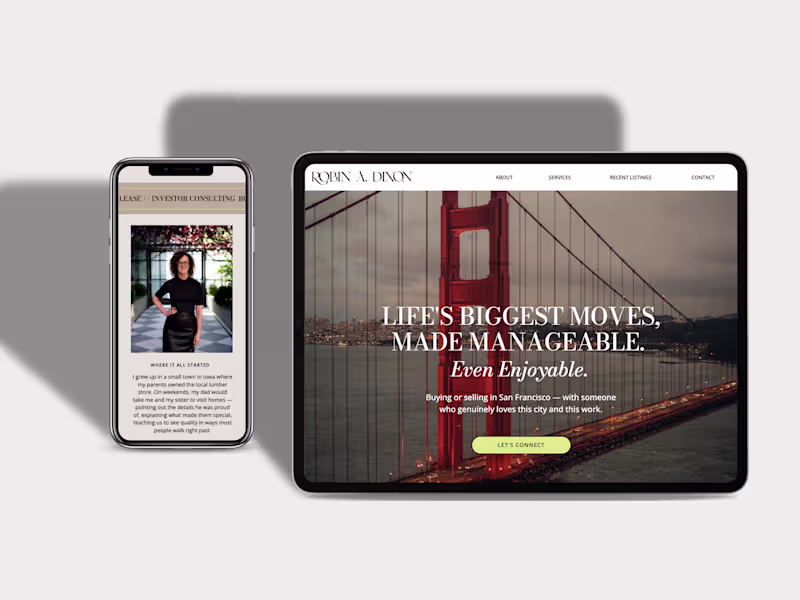 Cover image for One-Page Real Estate Website 