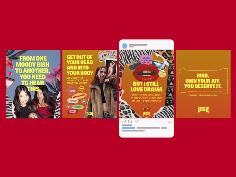Cover image for Bish Bar • Social Media Launch Campaign