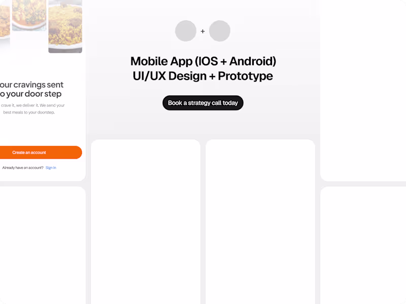 Cover image for Mobile App UI/UX Design (iOS & Android)
