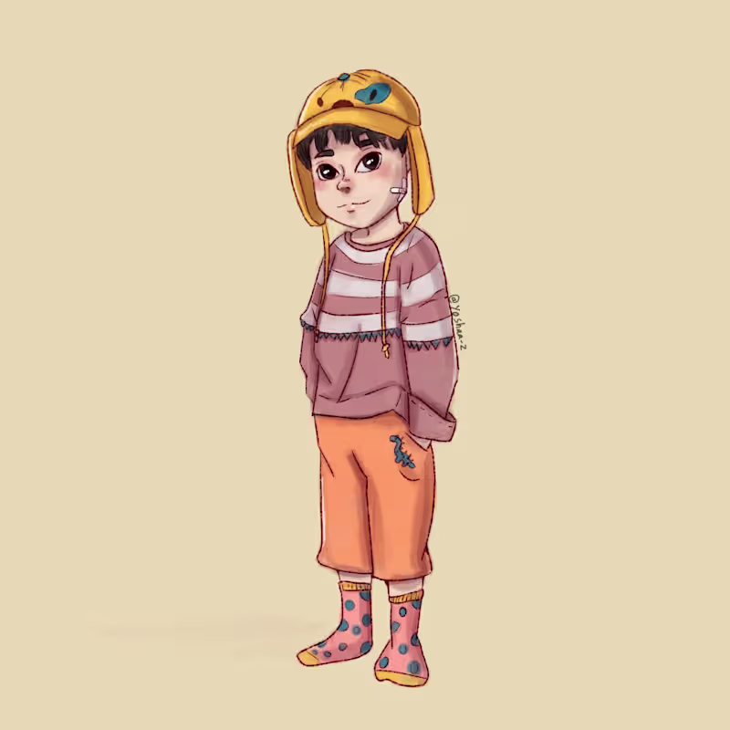 Cover image for cute little boy 