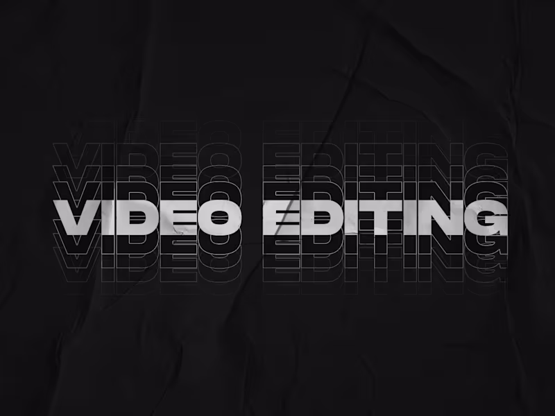 Cover image for Edit your footage into a Video
