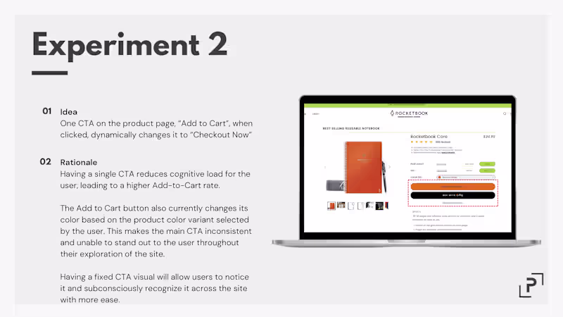 Cover image for Quiz-Led Product Finder for Reusable Notebook Brand