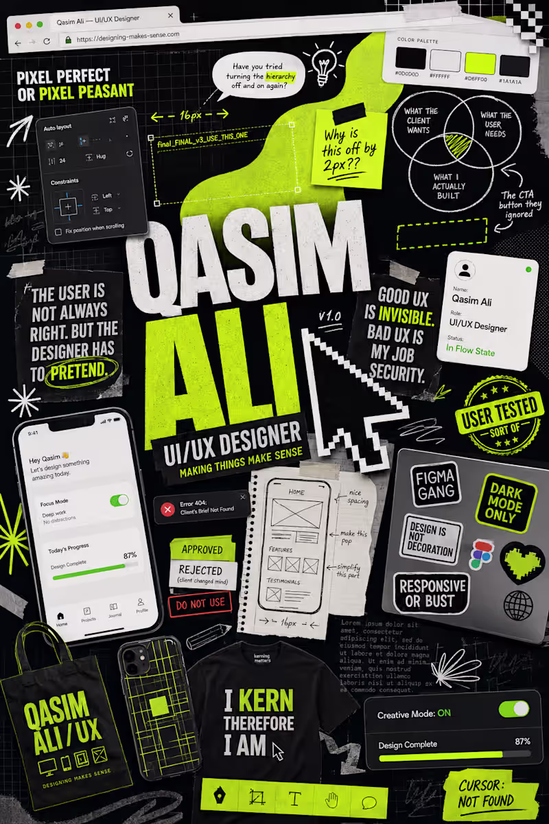 Cover image for Nobody told me UI/UX design