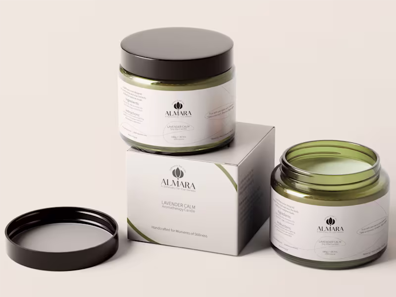 Cover image for ALMARA Wellness Brand Identity Design