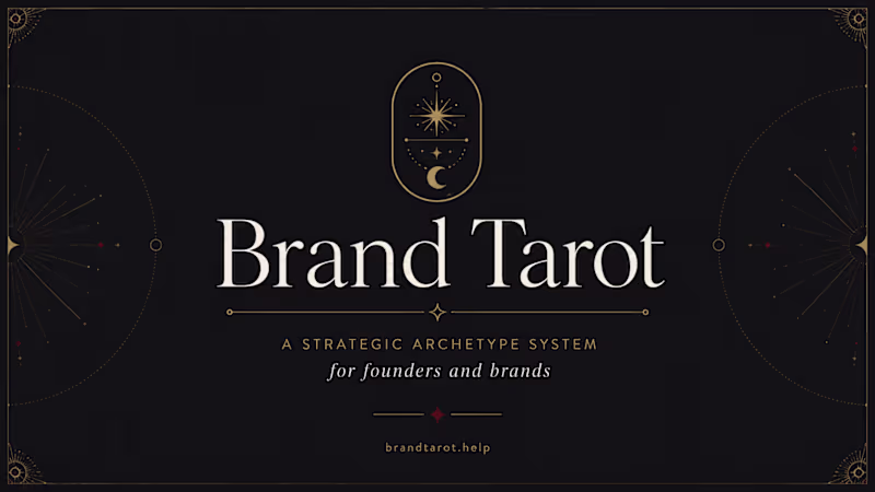 Cover image for Brand Tarot: Interactive Brand Discovery Tool