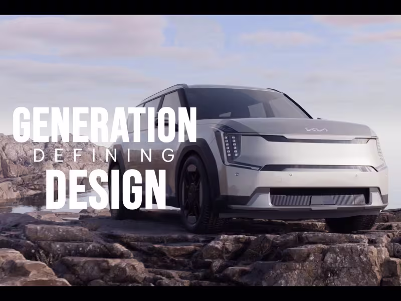 Cover image for Kinetic Typography for Kia EV9 Campaign