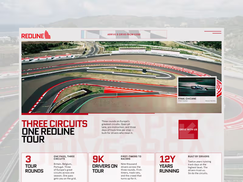 Cover image for Building a sports/event website template