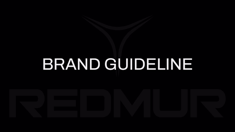 Cover image for REDMUR Digital Brand Guideline