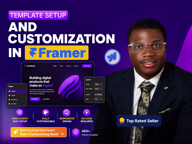 Cover image for Template Setup and Customization in Framer