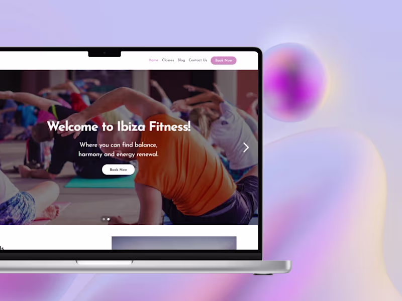 Cover image for Ibiza Fitness - A Framer Yoga Template