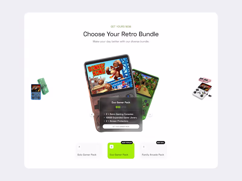 Cover image for Product Bundle Section – E-commerce