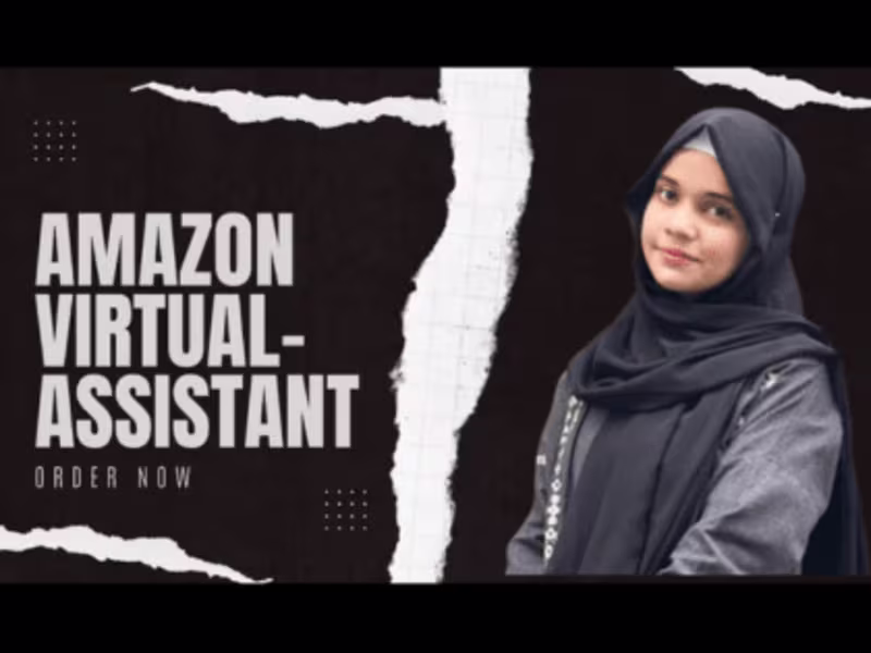 Cover image for I will be your Virtual Assistant for Amazon