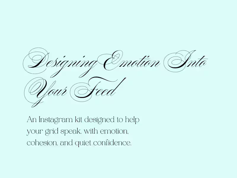 Cover image for Poetic Instagram Starter Kit