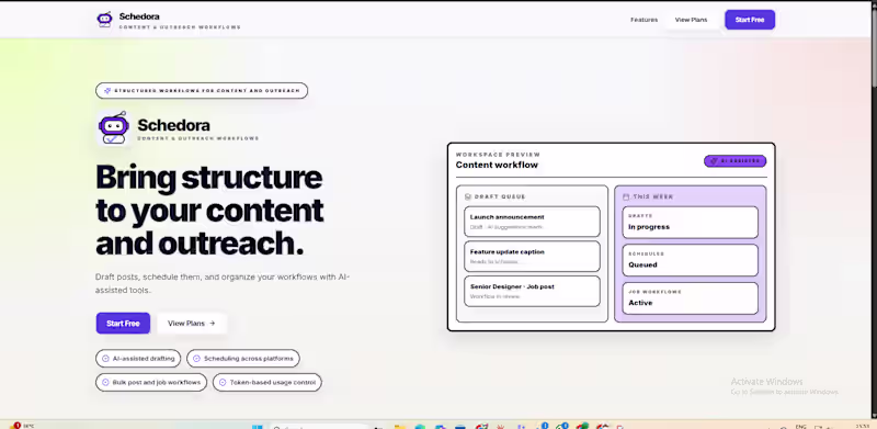 Cover image for Task management & scheduling platform