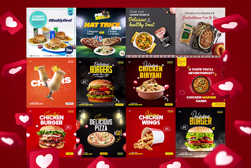 Cover image for Social Media Post | Food :: Behance