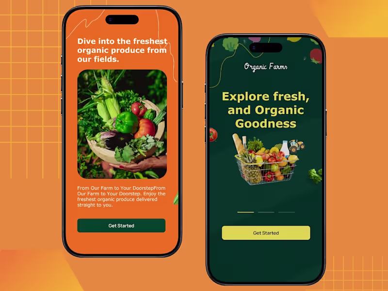 Cover image for ORGANIC FARMS APP SPLASH SCREEN