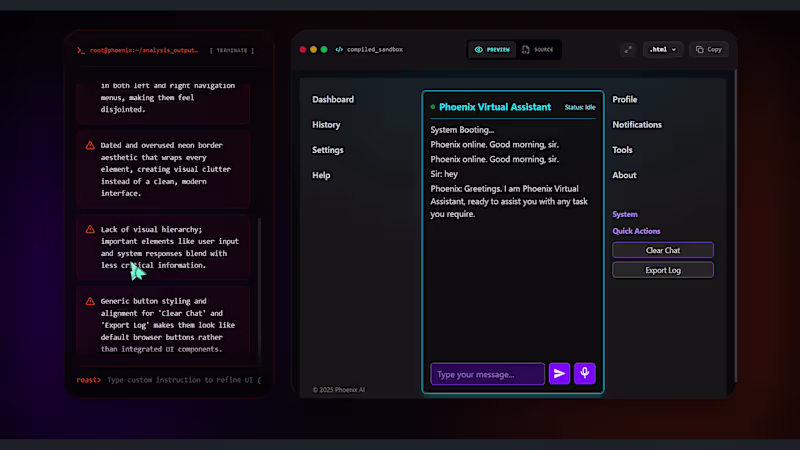 Cover image for Built 'Roast My UI' -