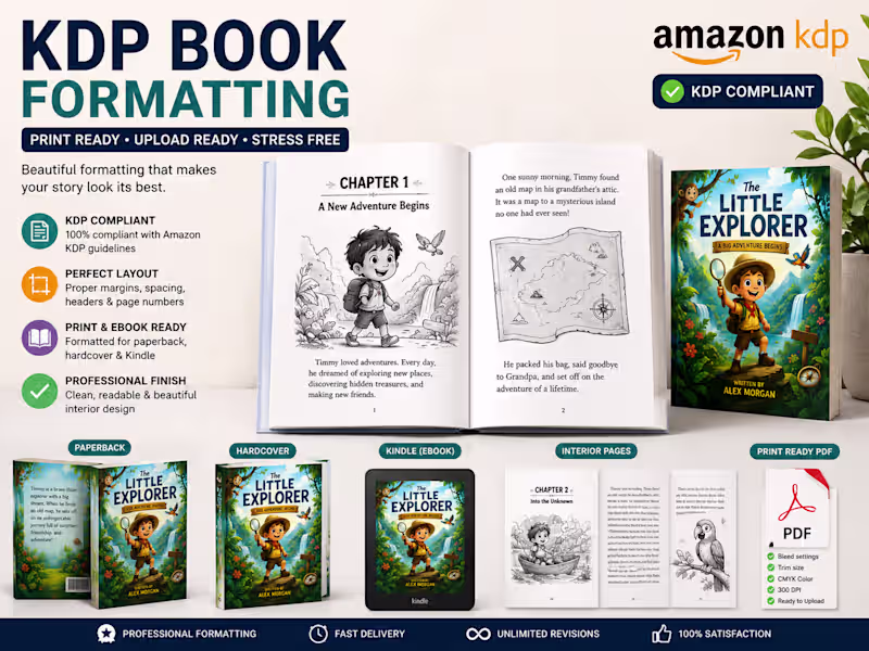 Cover image for KDP Book Formatting