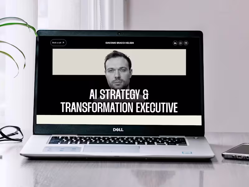 Cover image for Giacomo Bracci Helsen | AI Strategy & Transformation Executive