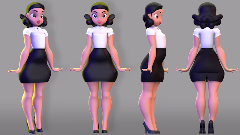 Cover image for Stylized Girl Character