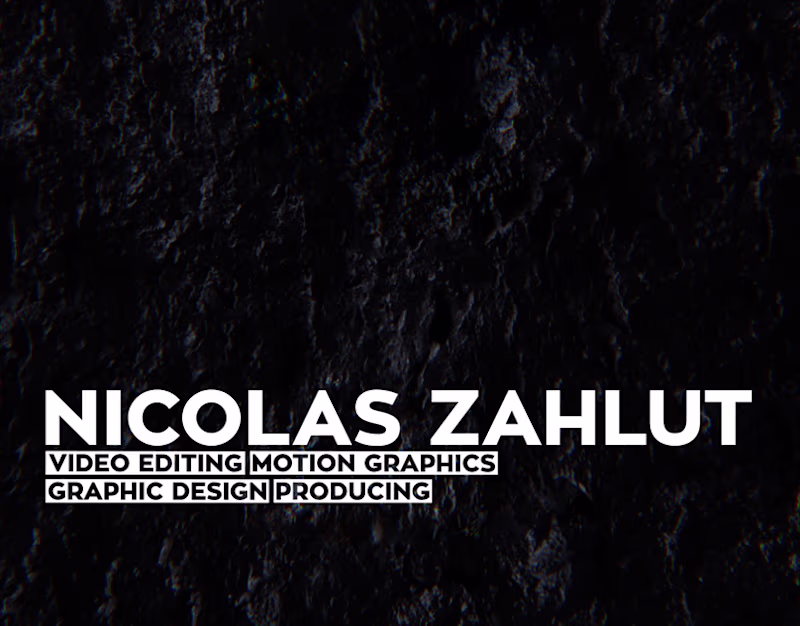 Cover image for Video Editing & Motion Graphics Work Samples