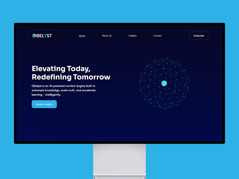 Cover image for Obelyst — Framer Template Customization