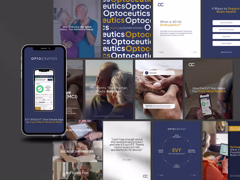Cover image for Marketing, Web & Graphic Design — Optoceutics