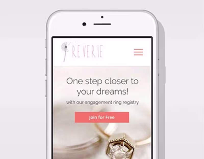 Cover image for Reverie Mobile Website