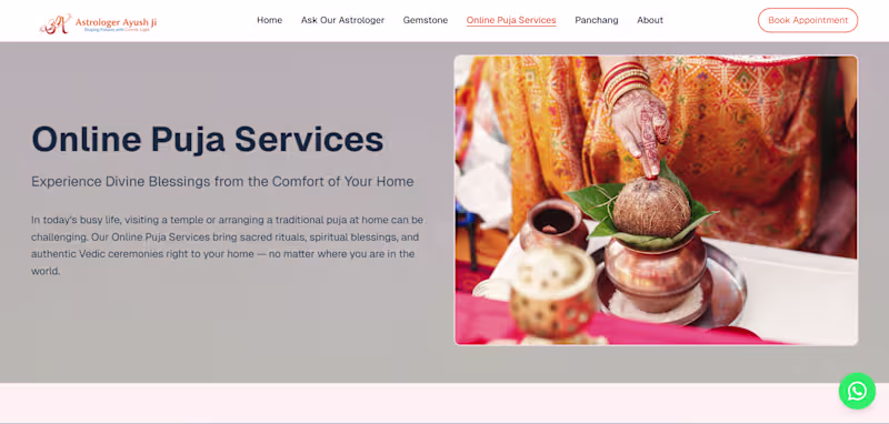 Cover image for Astrologer Ayush Ji – Personal