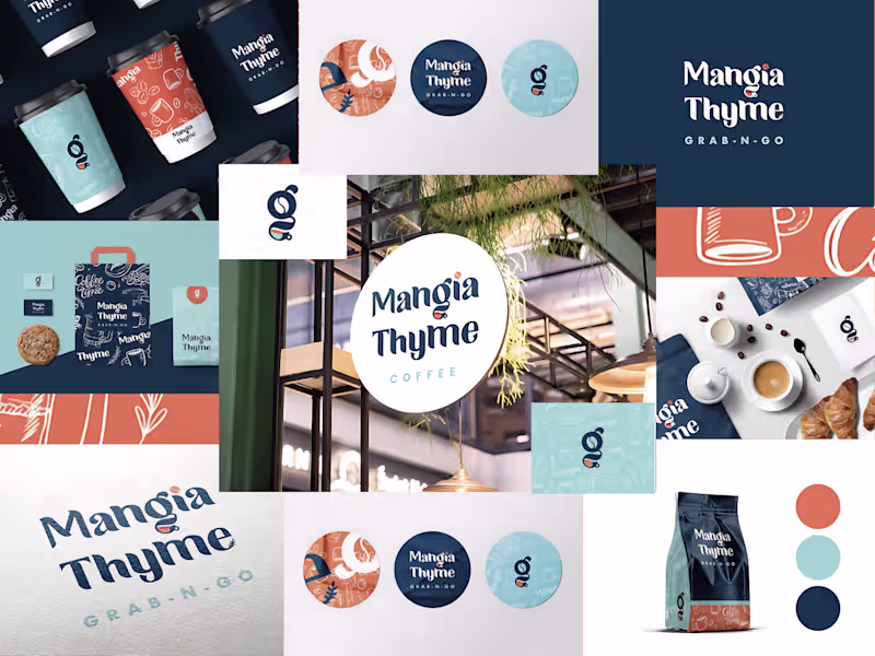Cover image for Modern Branding Kit for Coffee & Snacks Brand