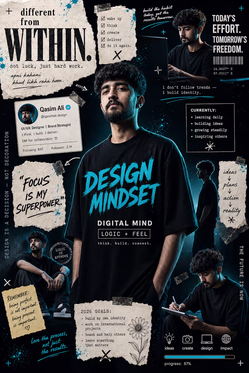Cover image for 3 years. No design school.