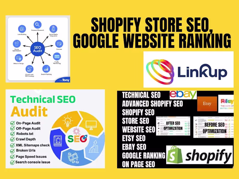 Cover image for store seo website ranking seo top up linking website for sales