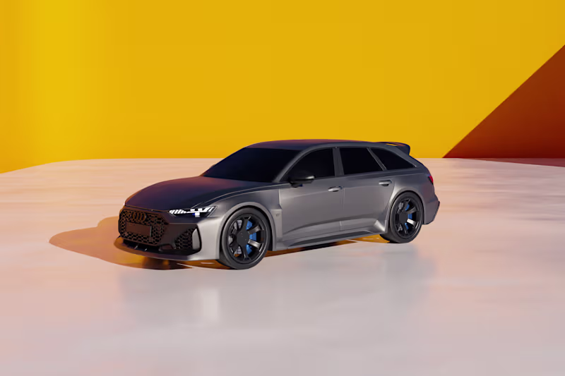 Cover image for The Odyssey: Audi RS6 Avant GT Design in Blender is finally ...