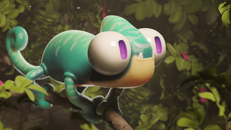 Cover image for Cute Chameleon :: Behance
