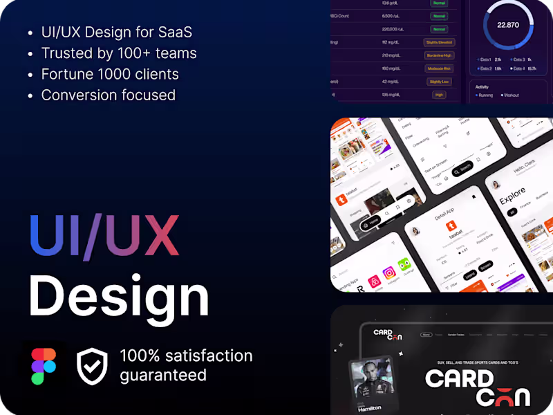 Cover image for SaaS UI/UX Design