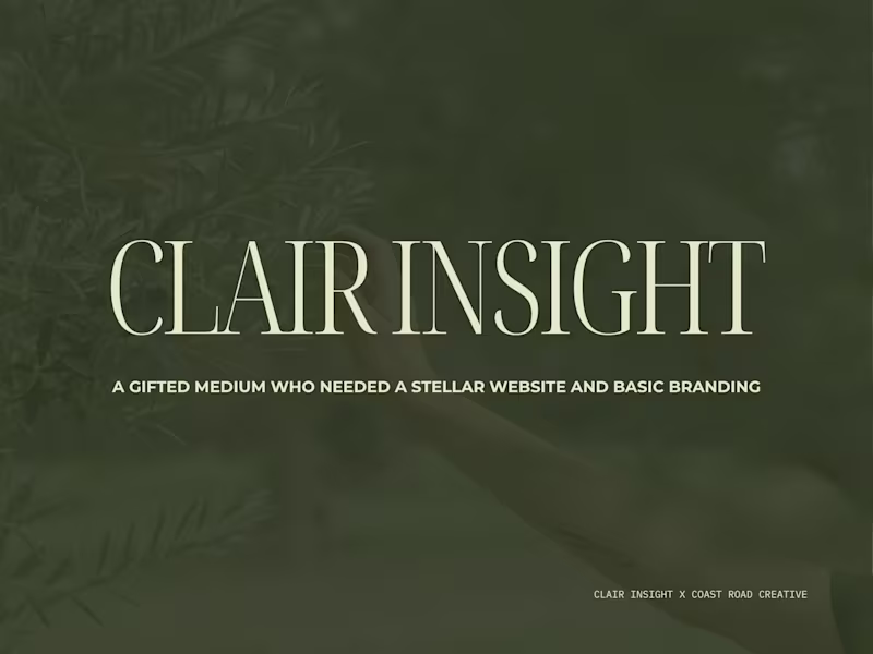 Cover image for CLAIR Insight: An Elevating Website for Elevating Experiences