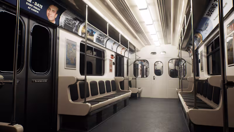 Cover image for Metro Train Interior