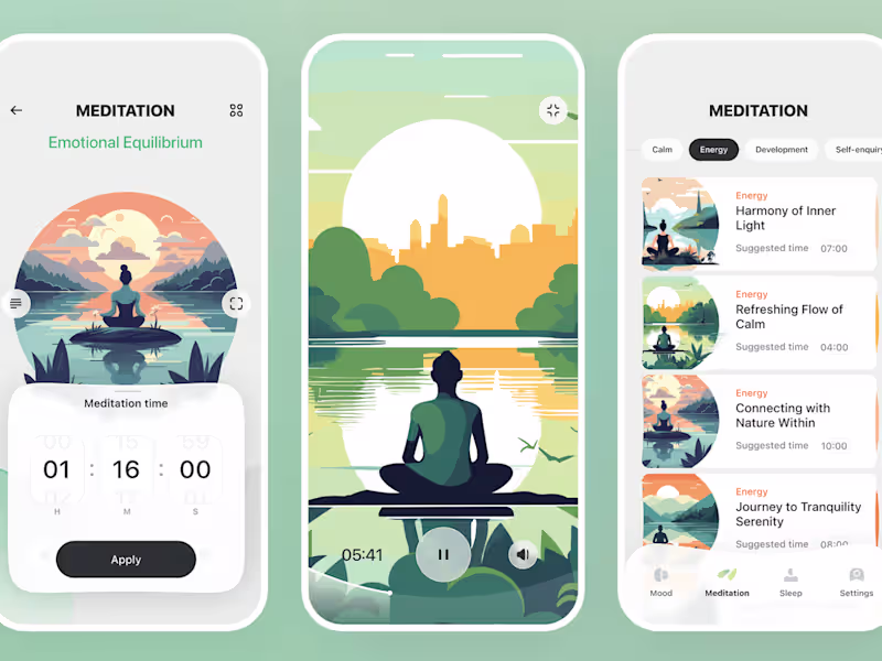 Cover image for Mental health app