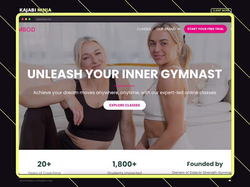Cover image for Kajabi Client: BeamBod