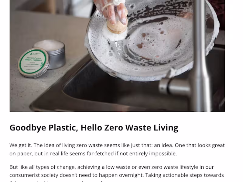 Cover image for 5 Easy Ways to Ditch Plastic at Home