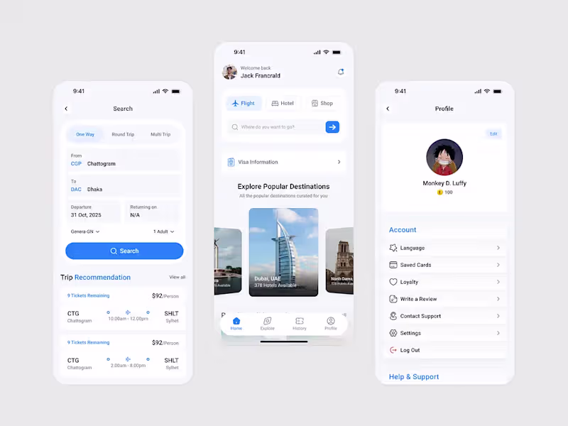 Cover image for A modern mobile app UI
