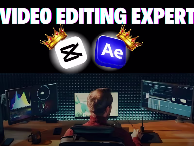 Cover image for You Need A Professional Video Editor?