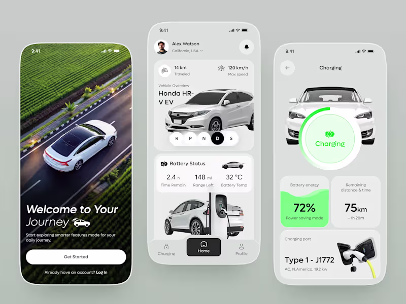 Cover image for This EV Energy Monitoring Mobile