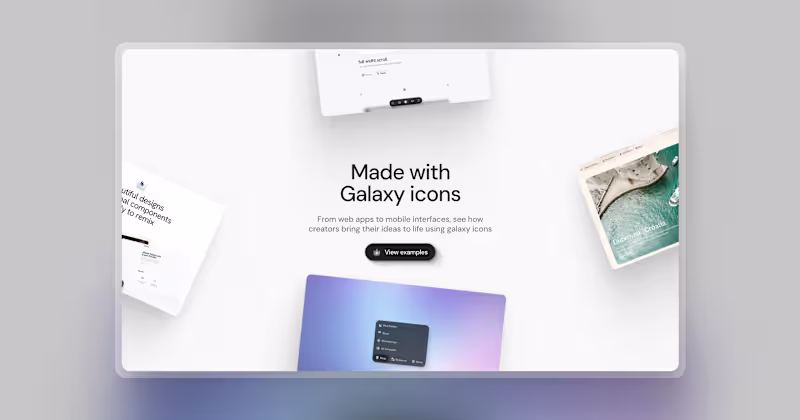 Cover image for Galaxy Icons