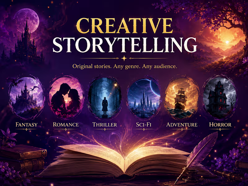 Cover image for I Will Write Original Stories in Any Genre